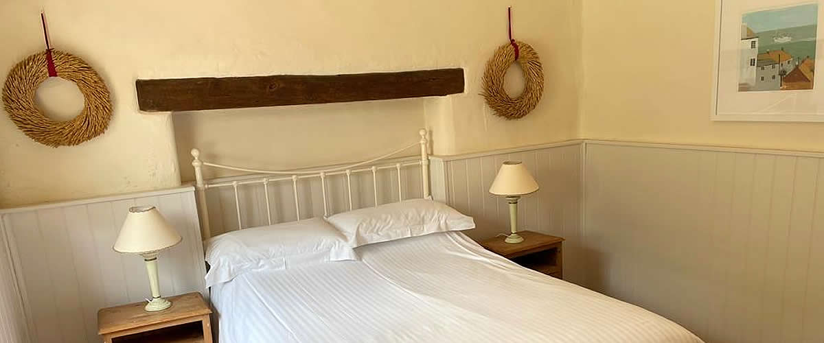 Double bedroom in Swift Holiday Cottage